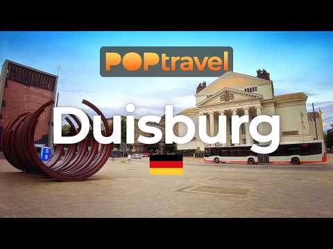 Видео: Дуйсбург, Германия 🇩🇪 - 4K пешеходная экскурсия с субтитрами