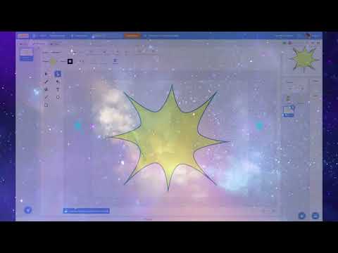 Видео: Рисование звёзд в векторном редакторе