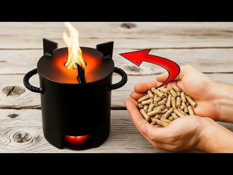 Видео: Самодельная армейская печь! Работает БЕЗ ГАЗА И ЭЛЕКТРИЧЕСТВА