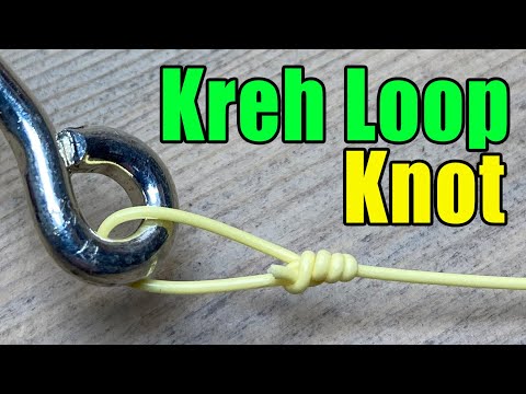 Видео: Инструкции по завязыванию узла Kreh Loop Knot — Рыболовные узлы