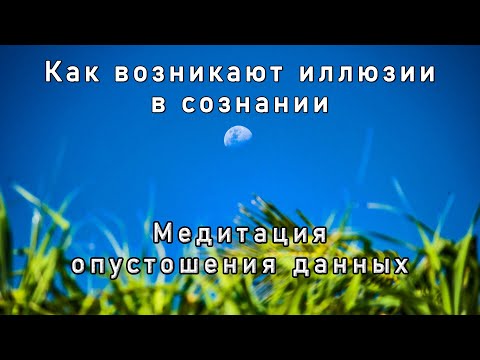 Видео: Как возникают иллюзии в сознании. Медитация опустошения данных