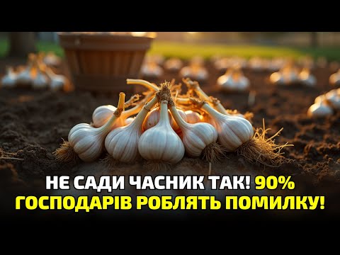 Видео: Не копай часник, поки не дізнаєшся ЦЕ! Гниє в погребі через одну помилку!