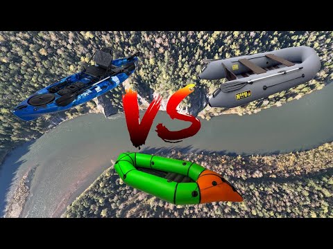 Видео: Пластиковый каяк против Лодки ПВХ и Пакрафта