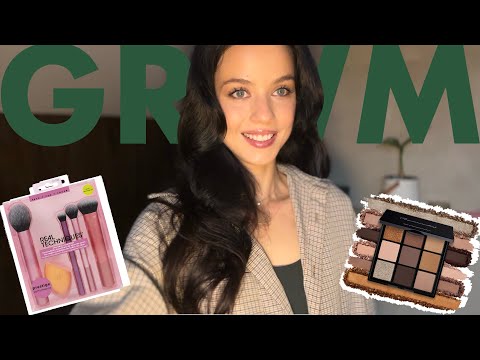 Видео: GRWM Собирайся со мной 🤍 Мой макияж, палетка Romanovamakeup Spices & Cacao, кисти Real Techniques. 