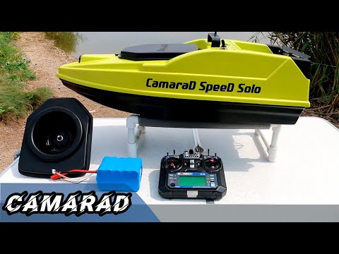 Видео: Кораблик для рыбалки CamaraD SpeeD Solo с gps навигацией и автопилотом CamaraD v9