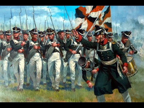 Видео: Восемь атак на Багратионовы флеши при Бородино . Eight attacks on Bagration's fleches at Borodino