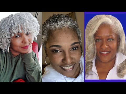 Видео: 60 натуральных седых длинных и коротких стрижек для темнокожих женщин без возраста