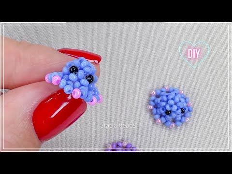 Видео: Как сделать амигуруми осьминожку из бисера ?