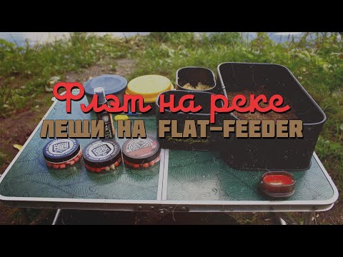 Видео: Флэт на реке. Лещи на Flat - Feeder