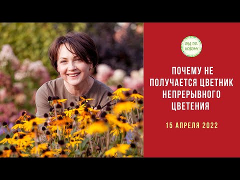 Видео: Прямой эфир "Как создать цветник непрерывного цветения" от 15.04.22