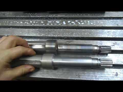 Видео: Вал с шлицами