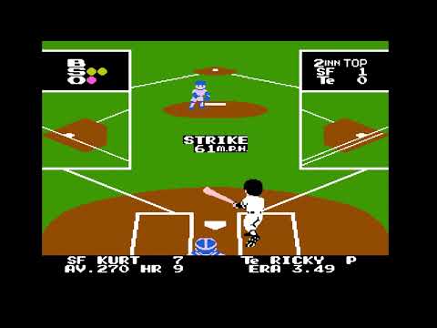 Видео: Bad News Baseball - полный сезон (all season) на NES. Игра 8. SF - Te.