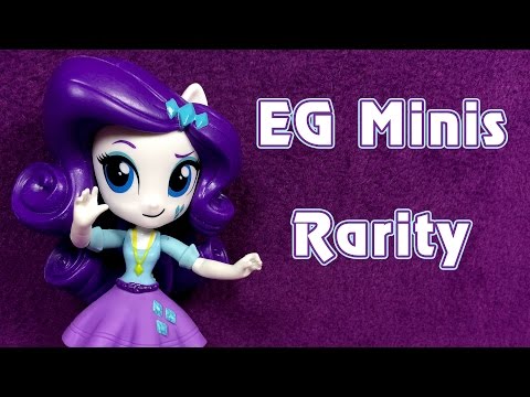 Видео: Рарити - мини-девушка Эквестрии (Equestria Girls Minis)