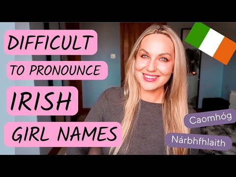 Видео: Произношение ирландских женских имён | Труднопроизносимые