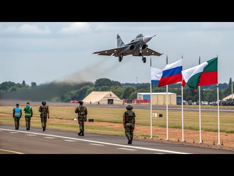Видео: TitleMirage 2000 — Жёсткая посадка при боковом ветре на RIAT