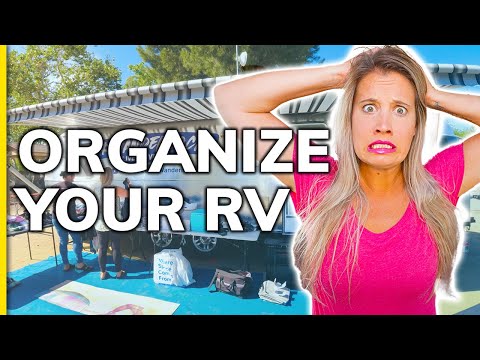 Видео: ОРГАНИЗАЦИЯ АВТОДОМА - Организация Airstream с помощью товаров для контейнерного хранения!