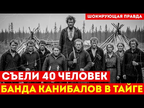 Видео: БАНДА КАННИБАЛОВ В ТАЙГЕ: 9 человек 3 ГОДА ОХОТИЛИСЬ на людей!