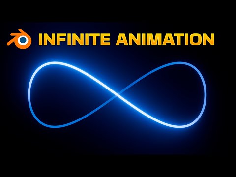 Видео: Анимации с шаблонами бесконечных циклов в Blender — узлы геометрии