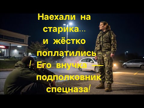 Видео: Наехали на старика… и жёстко поплатились! Его внучка — подполковник спецназа!