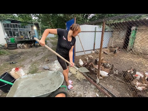 Видео: одним пострілом двох зайців Останні штрихи загородки для птиці