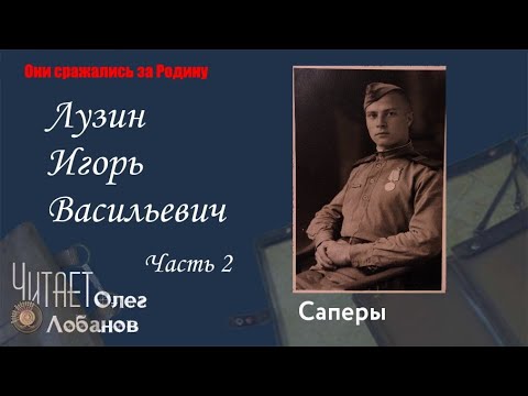Видео: Лузин Игорь Васильевич. Часть 2. Они сражались за Родину. Проект Дмитрия Куринного. Саперы.