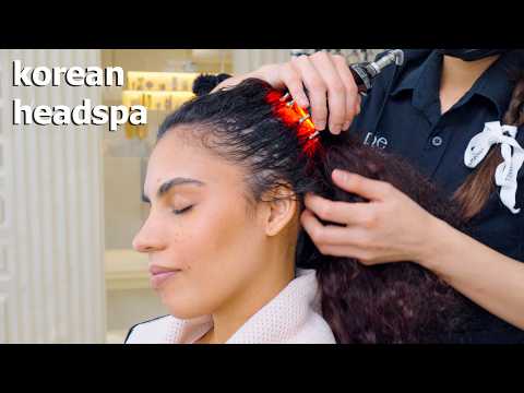 Видео: ASMR: Невероятный 18-шаговый корейский Headspa с массажем для анализа кожи головы