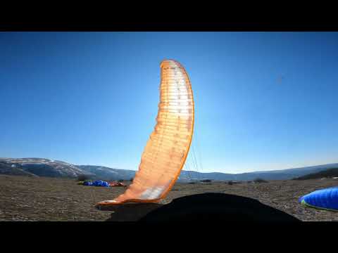 Видео: Полет на Тас-Тао. Старт коброй. Полёт без прибора, на ощущениях. База 1600 м.