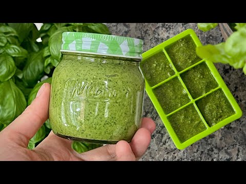 Видео: Заготовка на зиму | Как приготовить СОУС ПЕСТО | простой рецепт Pesto