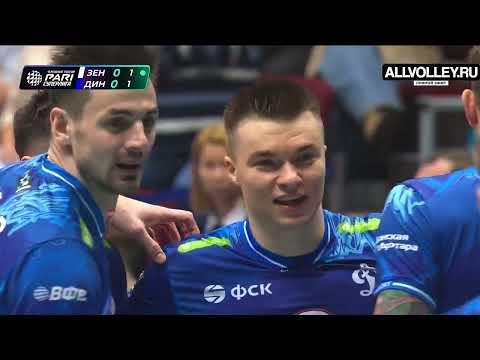 Видео: Волейбол. Зенит (Санкт Петербург) — Динамо (Москва)  Тур 28 (27.02.2025)