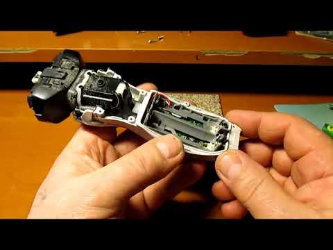 Видео: Замена фирменных аккумуляторов электробритвы Panasonik ES RT53 на пальчиковые.