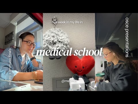 Видео: неделя из моей жизни в медицинском вузе | подготовка к финальным экзаменам, презентация OSCE, мед...