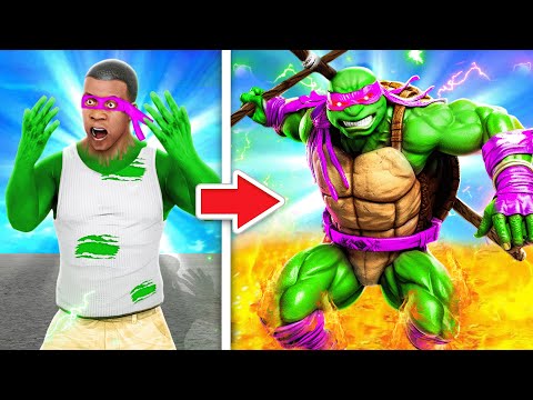 Видео: Человек-ЧЕРЕПАХА-НИНДЗЯ в GTA 5!