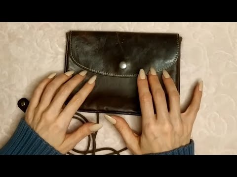 Видео: АСМР Мои сумочки 😌✨/звуки кожи/ ASMR My bags / leather sound/ tapping/whisper 👜👛👝