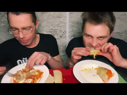 Видео: МУКБАНГ голубцы | быстрый перекус 😁