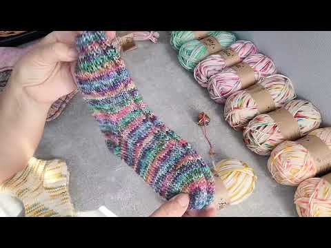 Видео: 🧦🧦Носки из пряжи Дропс Фиеста (Drops Fiesta)🧶🧶