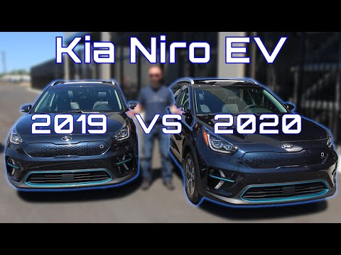 Видео: В СРАВНЕНИИ: Kia Niro EV 2020 и 2019 годов (e-Niro)