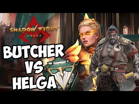 Видео: МЯСНИК ПРОТИВ ХЕЛЬГИ, ТЕНЕВОЙ РАЗУМ БОИТСЯ МЯСНИКА - Shadow Fight Arena