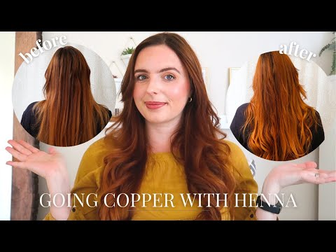 Видео: Окрашиваю волосы в медный цвет с помощью натуральной краски для волос Khadi / хны