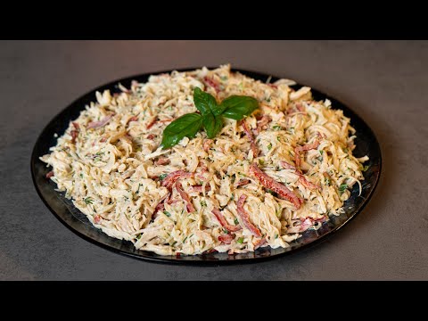 Видео: Вкусный и полезный салат. Грузинский салат - ацецили!