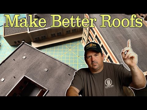 Видео: 3 недорогих кровельных материала, которые будут потрясающе смотреться на вашей модели железной до...
