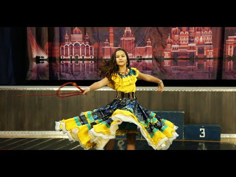 Видео: Цыганский танец с кнутом "Бричка". Мария Китайкина. 1 место. Кубок Москвы