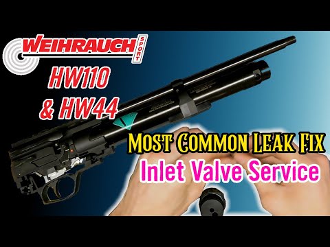 Видео: Weihrauch HW110 и HW44 Наиболее распространенное устранение утечек — обслуживание цилиндров