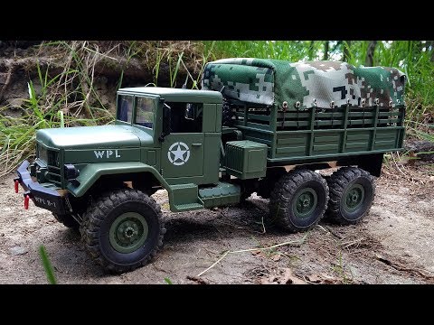 Видео: Грузовик на Радиоуправлении WPL B-16 6WD