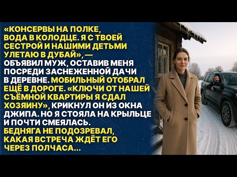 Видео: Муж забрал детей и улетел отдыхать с моей сестрой, а меня вывез в заброшенную деревню.