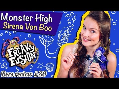 Видео: Sirena Von Boo Freaky Fusion (Сирена Вон Бу Монстрические Мутации) Monster High Обзор BJR42