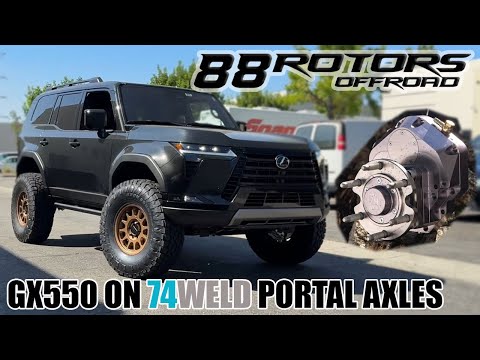 Видео: LEXUS GX550 OVERTRAIL+ 2025 года на портальных мостах 74WELD и 37-дюймовых шинах
