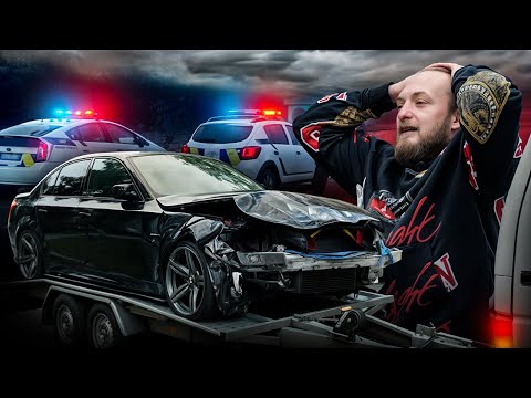 Видео: BMW E60 попала в ДТП: ФІАСКО під КІНЕЦЬ РОКУ!!!