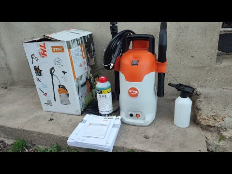 Видео: Хорошая альтернатива Керхеру- мойка высокого давления Штиль. STIHL RE 80.0 X