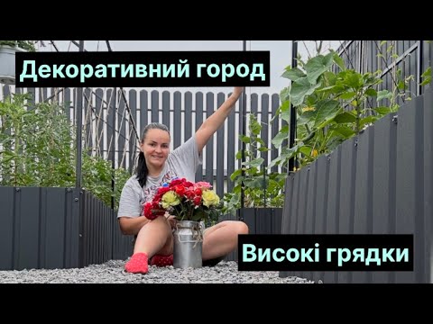 Видео: 🔥Високі грядки на роки 🔥Декоративний город 👩‍🌾 🔥Врожай збираю відрами.