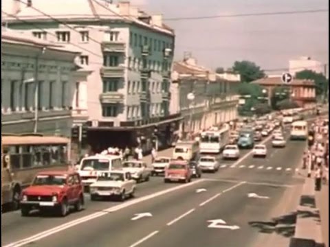 Видео: Томск 1986 цветное видео из фильмов